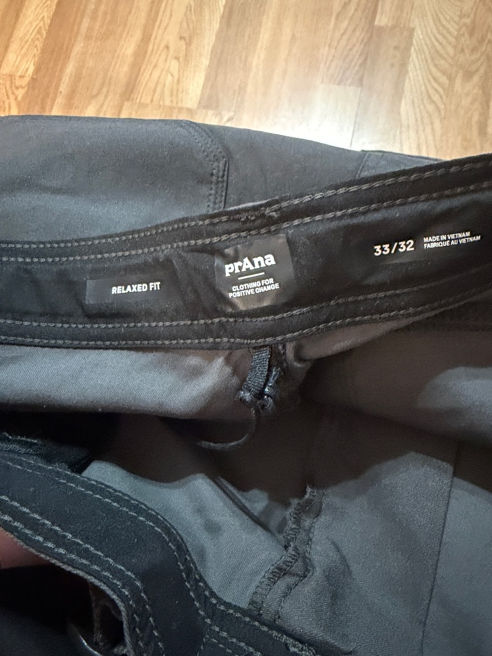 prAna Stretch Zion Pant - Water Repellent / Roll-up Hem - Grey - Picture 5 of 14